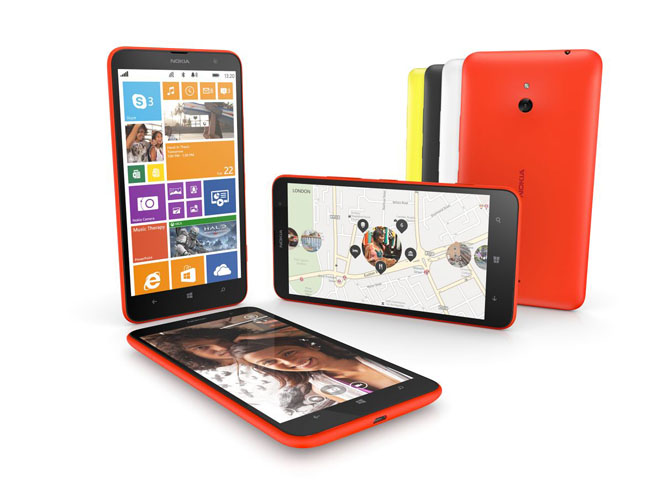 De Nokia Lumia 1320 weegt 220 gram. Echt.
