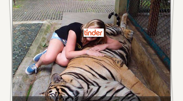Tinder en tijgers: gek verhaal