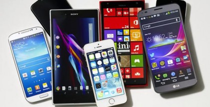 Telefoons worden steeds groter