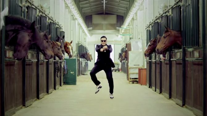 Psy heeft geen nummer 1-notering nodig voor een vreugdedansje