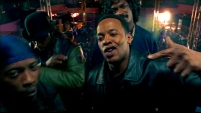 In zijn videoclips had Dr. Dre al losse handjes