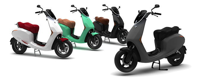 Bolt e-scooter vier kleuren