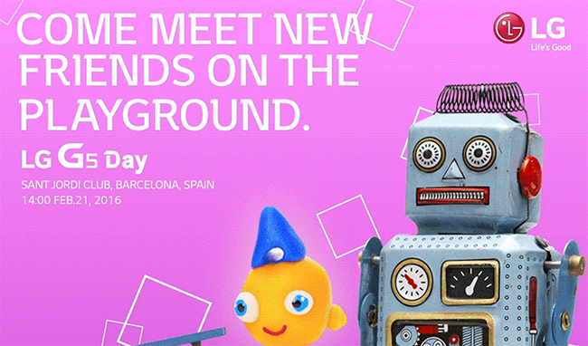 Zijn er robots op LG G5-day? MWC 2016