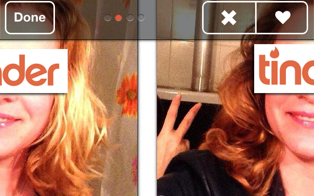 Weg met dubbele Tinderfoto's!