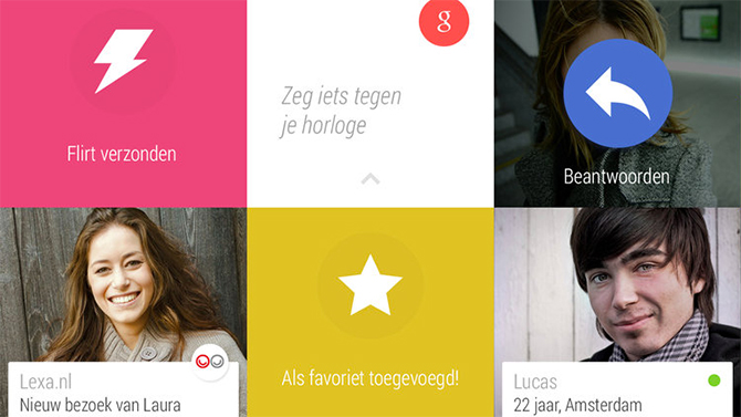 Daten via je smartwatch ziet er zo uit, als het aan datingsite Lexa ligt.