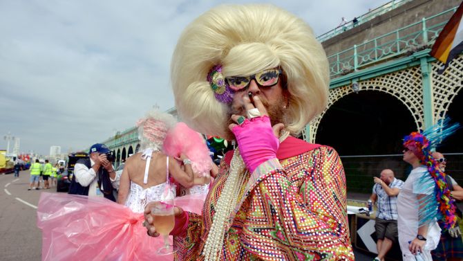 De laatste keer dat Ruud een beetje flamboyant door het leven ging, was op de familiedag.