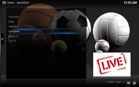 Eredivisie Live voetbal kijken via Kodi XMBC
