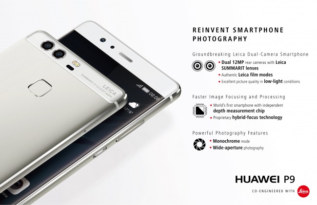 huawei p9 infographic