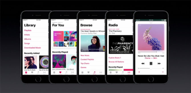 Apple music ios10