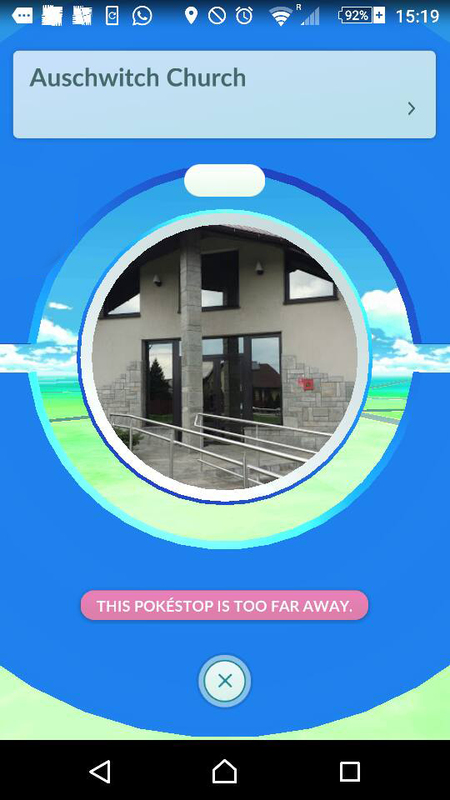 Pokemon Go Auschwitz